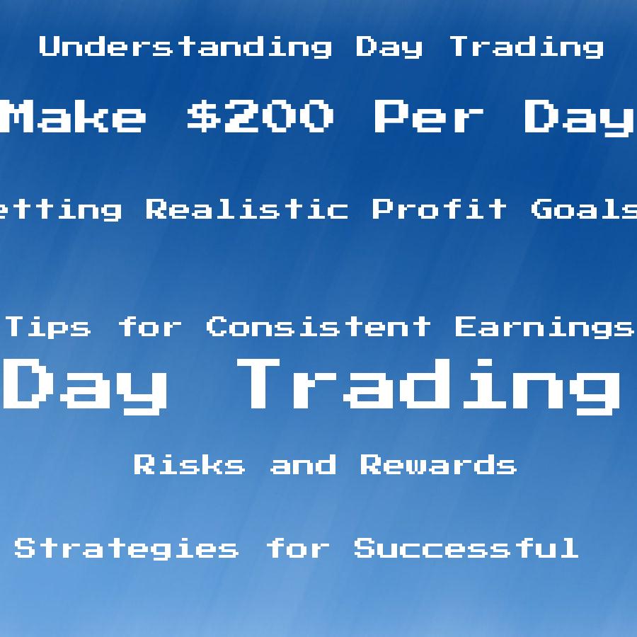 can you make 200 per day in day trading