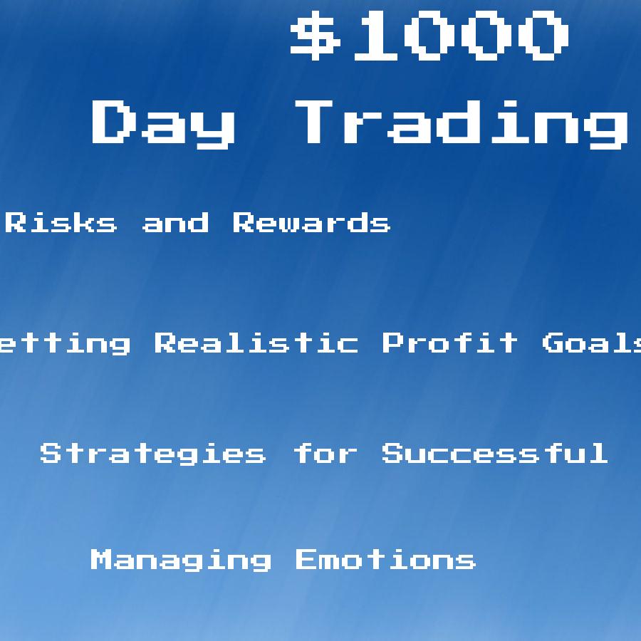 how much can you make day trading with 1000