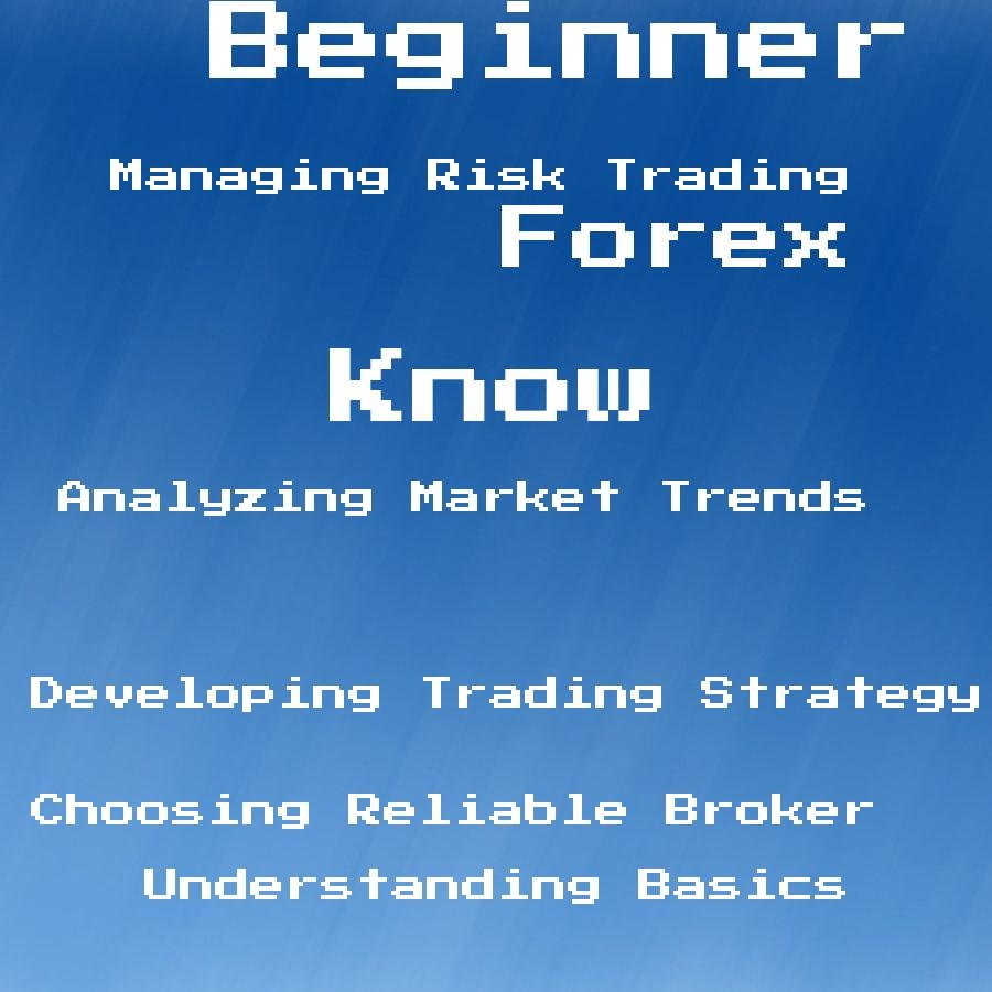 what a beginner should know about forex